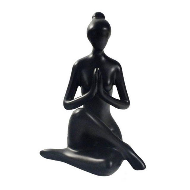 Statuette en Porcelaine Posture du Gardien Noir -  - Omsaé