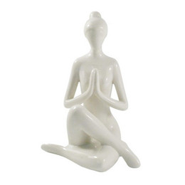 Statuette en Porcelaine Posture du Gardien Blanc -  - Omsaé