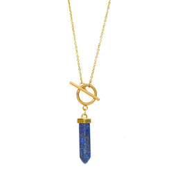 Collier Pendule Lapis-Lazuli -  - Omsaé